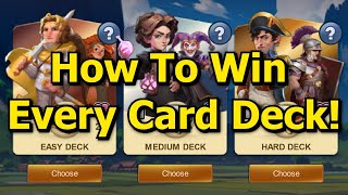 Forge of Empires: 2024 History Event Battle Tutorial! How To Win Easy / Medium / Hard Card Decks! screenshot 3