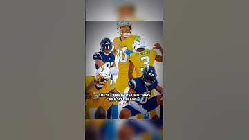 These Chargers Uniforms Are So CLEAN!🥶 #shorts
