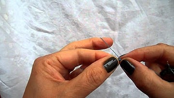 Tatting:  Starting on a Chain - NO PAPERCLIP