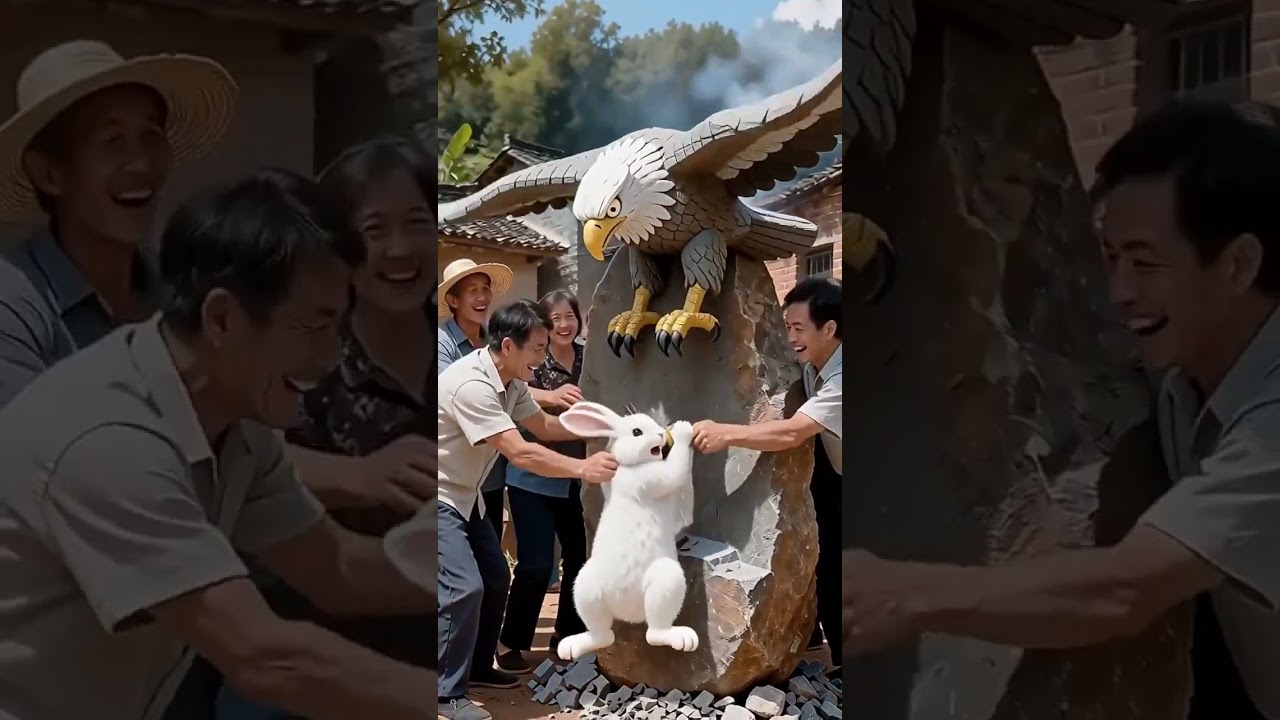 AI creation wave plan, animals’ confusing behavior, funny boo absurd video 🎂 P56