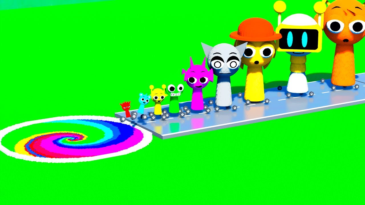 SPRUNKI 3D NORMAL vs FOSAS GIGANTES en Teardown