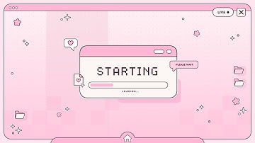 Cozy Pink Interface Animated Stream Pack for VTubers and Streamers | Overlays, Panels, Alerts