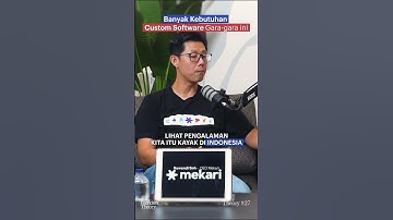 Banyak Kebutuhan Custom Software Gara-Gara Ini  #podcast #software