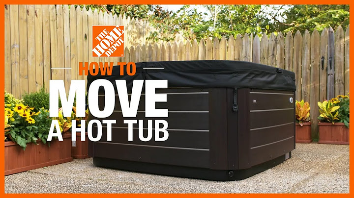 How to Move a Hot Tub | The Home Depot