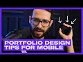 Enhance Your Mobile Website Design | TIPS & TRICKS | 5 Portfolio Websites Reviewed on Mobile