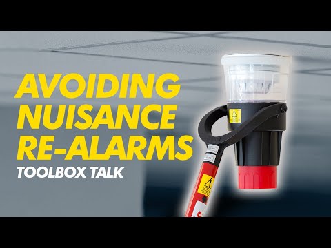 TOOLBOX TALK - How to AVOID Nuisance Re-Alarms - video from Detectortesters