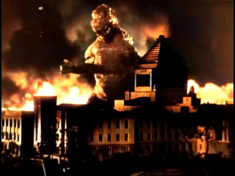 Godzilla King of the Monsters (1956) - Colorized Compilation