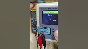 Maximal voltage Zener diode reading of the Multi-function Tester -TC1