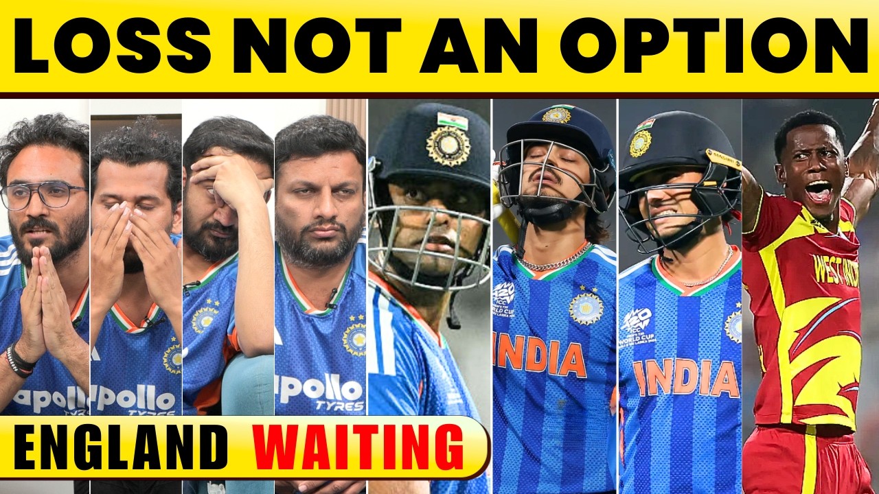🔴INDIA VS WEST INDIES, WINNER IN SEMIS VS ENGLAND, LOSER OUT. WINDIES THREAT FOR HOSTS