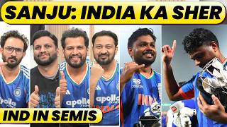 🔴SANJU SAMSON'S VIRAT KOHLI LIKE CHASE KEEP INDIA ALIVE, SEMIS VS ENGLAND screenshot 4