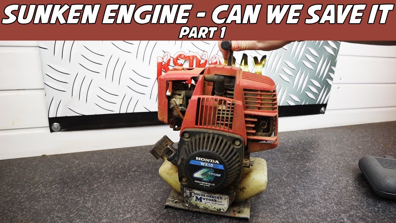 Sunken Honda WX10 Engine Restoration The Stripdown (Part 1)