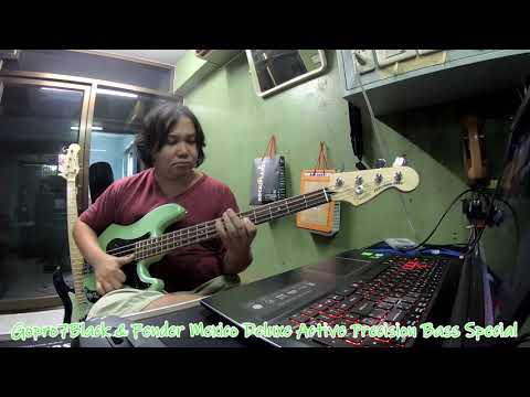 Gopro7Black & Fender Mexico Deluxe Active Precision Bass Special