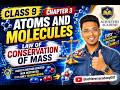 Class 9 Chapter 3: Atoms and Molecules | Law of Conservation of Mass | @achieversacademy001