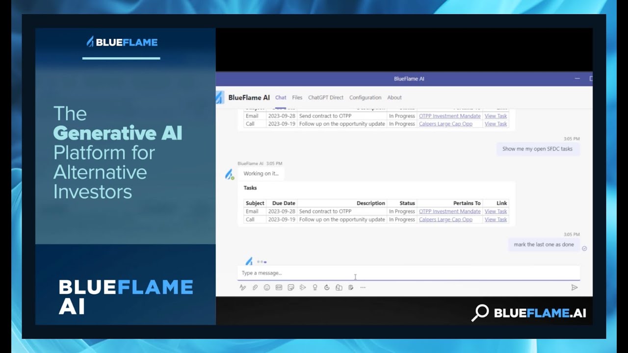 Introducing BlueFlame AI