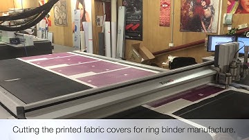 Making Ring Binders with Digital Printed Covers.