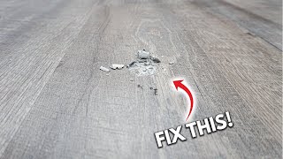 How To Fix And Replace Damaged Laminate, Vinyl Plank (LVP) Engineered Wood Flooring Like A Pro! DIY