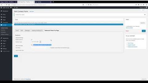 Contact Form 7 - Redirect & Thank You Page Demo
