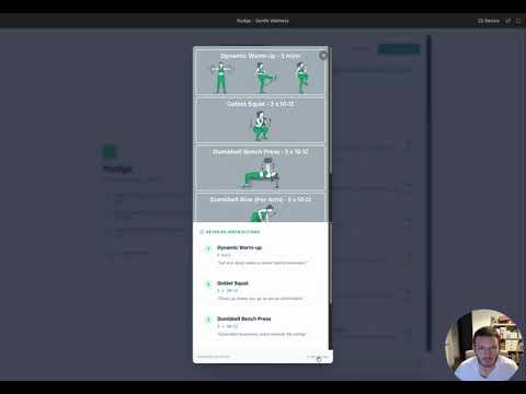 Vibe-coded wellness guide: Introducing Nudge