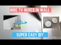 How to Hide TV Wires In Wall (with the Bestong TV Wire Hider Kit)
