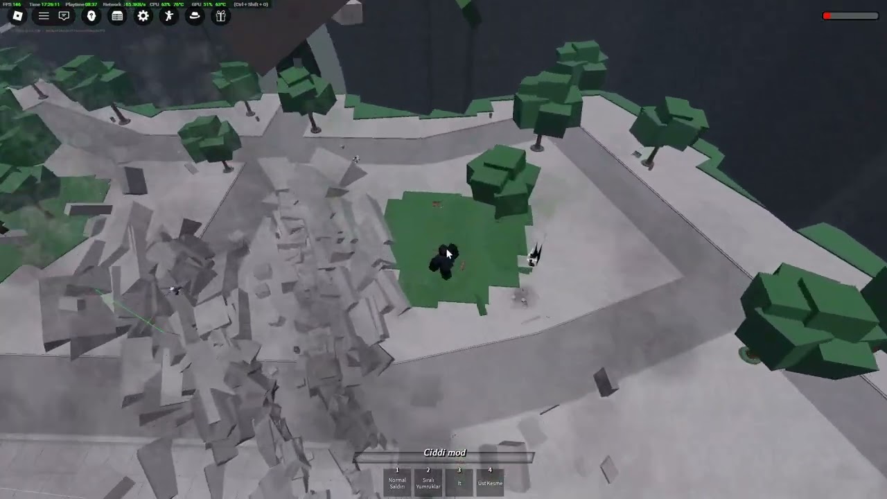 Tsbde Teamerleri kestim.Toxicleri yendim ./ROBLOX The Strongest Battlegrounds