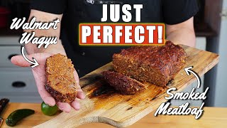 Smoked Walmart WAGYU MEATLOAF - OMG! Alton Brown's Smoked Meatloaf Recipe screenshot 3