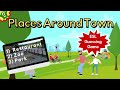 Places around town english vocabulary game