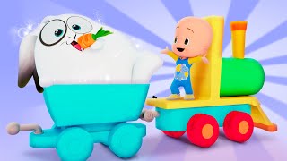 Big & Small Train | Magical tunnels | Join Cuquin's fun learning