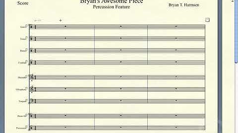 Finale Lesson 4: Score Setup (Virtual Drumline Demystified with Bryan Harmsen)