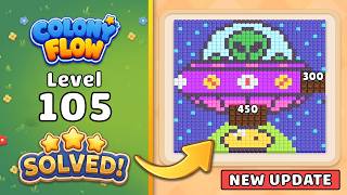Colony Flow! Level 105 Walkthrough 🐜 | ABI GAMES Solution & Gameplay 🧩 (New Update)