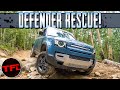 Here’s How I Recover (And Almost WRECK) Our Stranded Land Rover Defender!