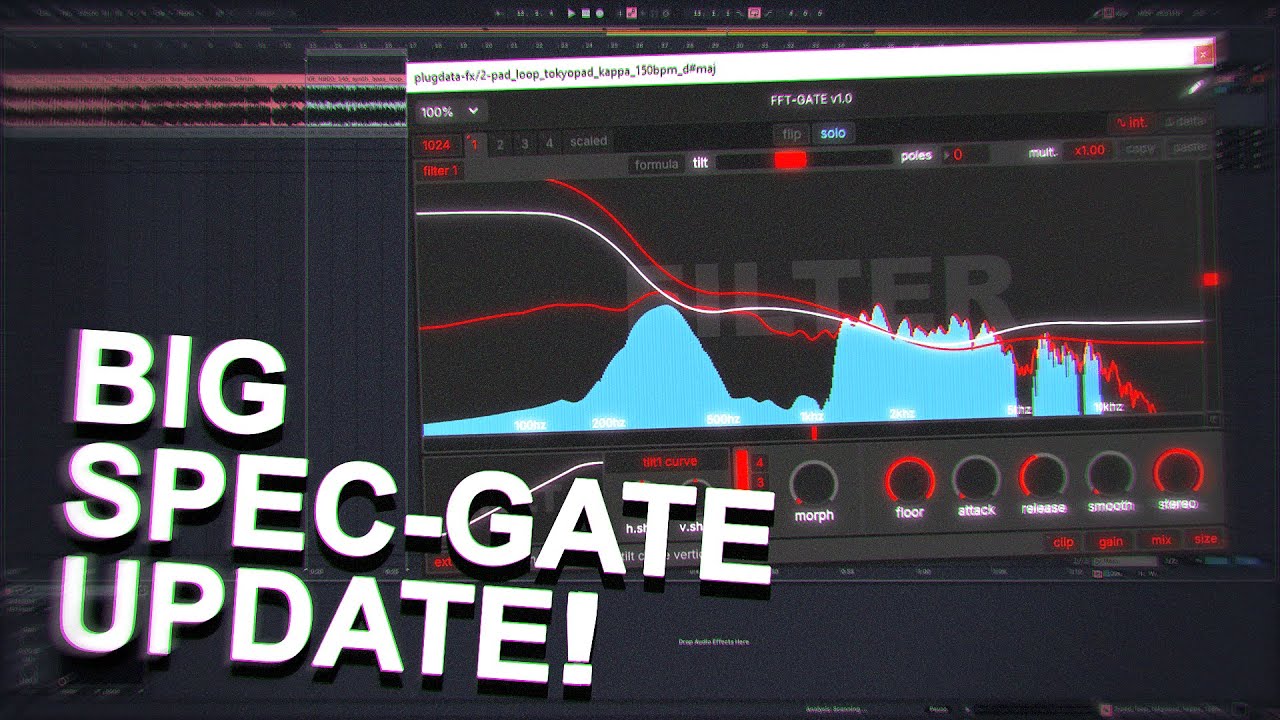 THE NEXT LEVEL OF SPECTRAL-GATING (FFT-GATE v1.0) - YouTube
