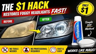 $1 vs $100 Headlight Fix – Shocking Difference!