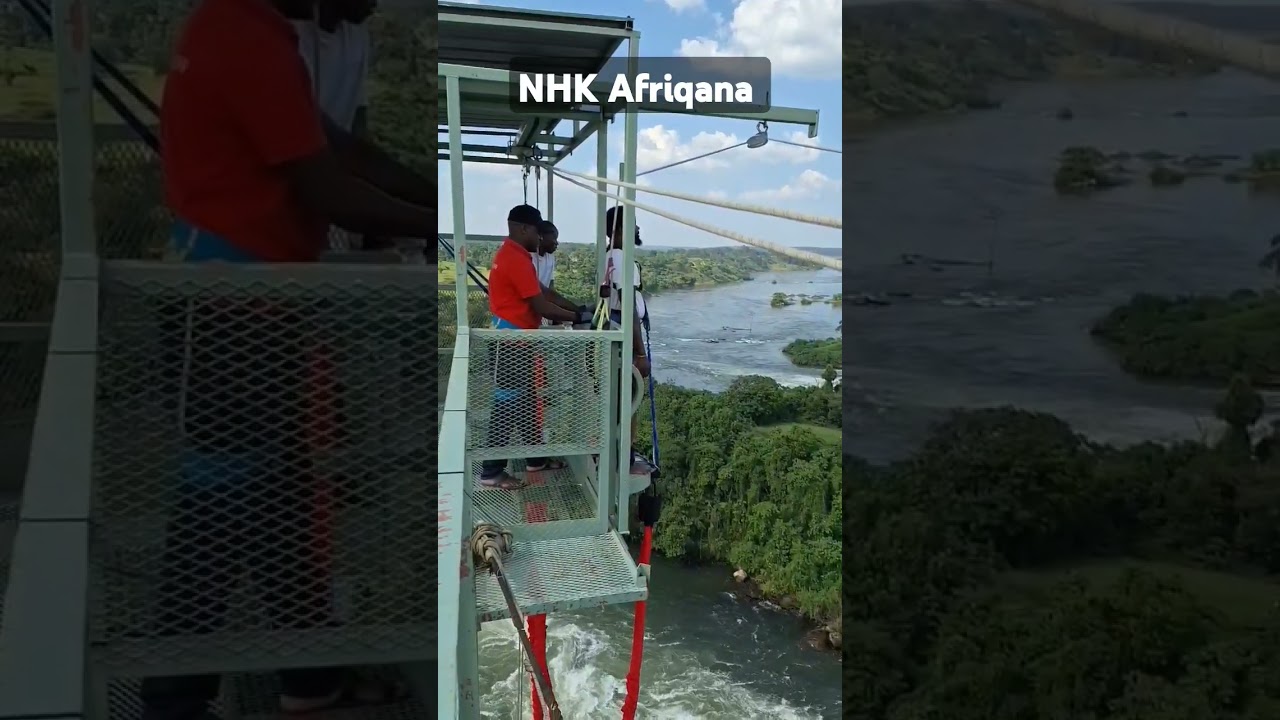 Bungee jumping in Jinja - Uganda 🇺🇬