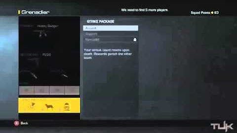 CoD Ghosts FULL Create a Class System Menu + Soldier Customization Menu!