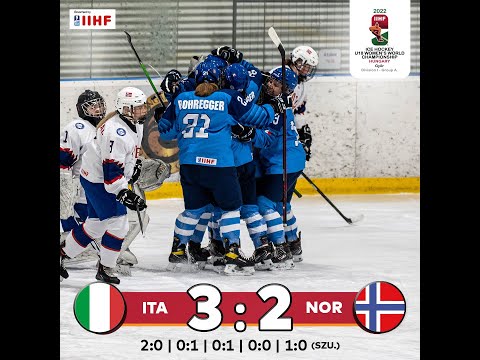 Highlights W U18 ITALY - W U18 NORWAY 3-2 20220404