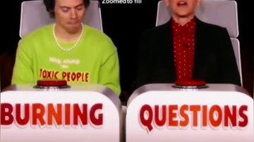 Harry Styles Answers Ellen