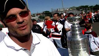 Ken Daneyko with the Stanley Cup - Best Damn Sports Show Period