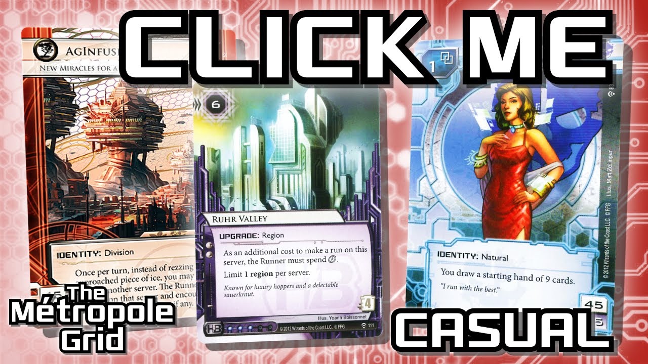 Android: Netrunner // Click Me AgInfusion vs. Andromeda - Casual - YouTube