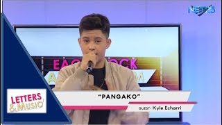 Kyle Echarri  Pangako net25 Letters And 