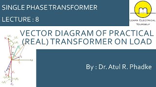Phasor Diagram of Practical (Real) Transformer on Load (8)