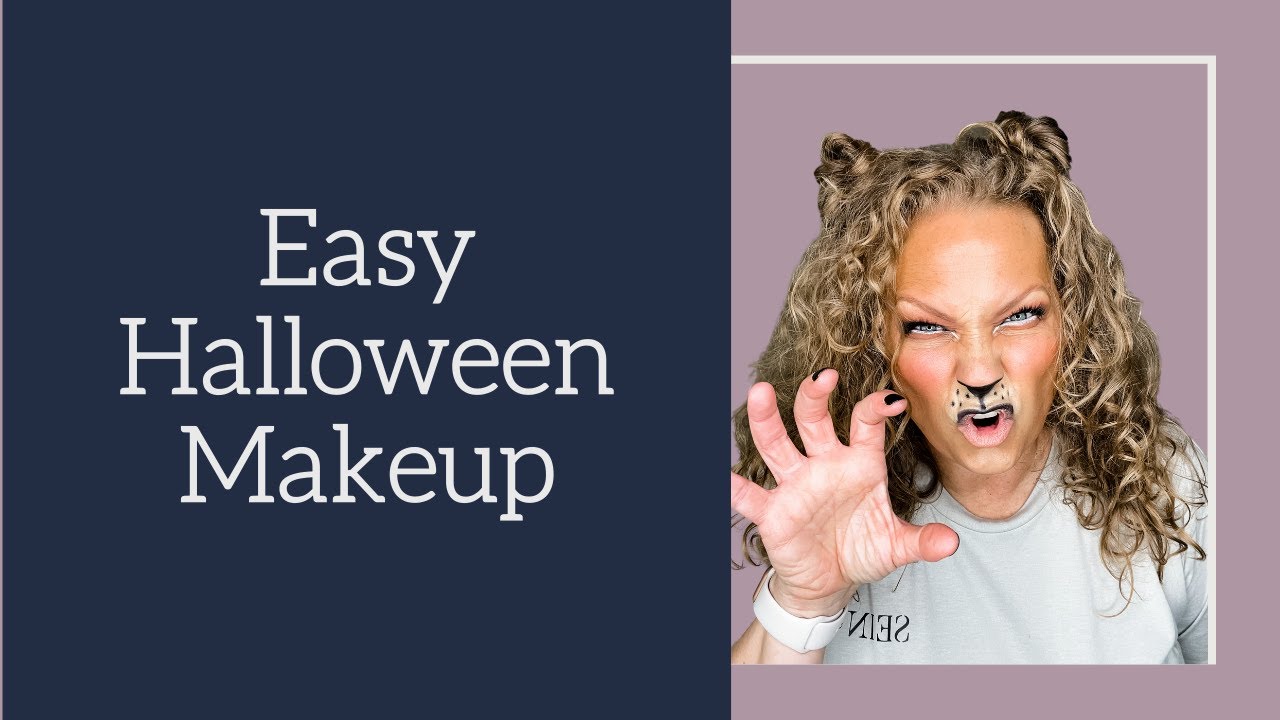 Super Easy Halloween Makeup! YouTube