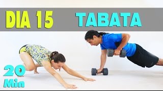 INTENSE TABATA WORKOUTS: 20-Minute HIIT Cardio at Home | Day 15: GET TONED | MalovaElena