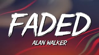 Faded - Alan Walker (Lyrics) || SZA , Rema... (MixLyrics)