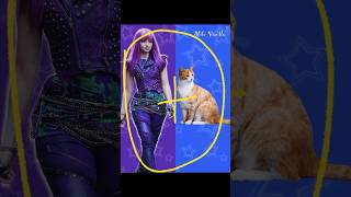 Mal Descendants as Cat in Pixar style #descendants4 #descendants #descendants3 #mal #aiart #glowup