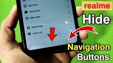 How to hide navigation buttons in realme 2 or any realme smartphone 🔥 Swipe gesture from both sides