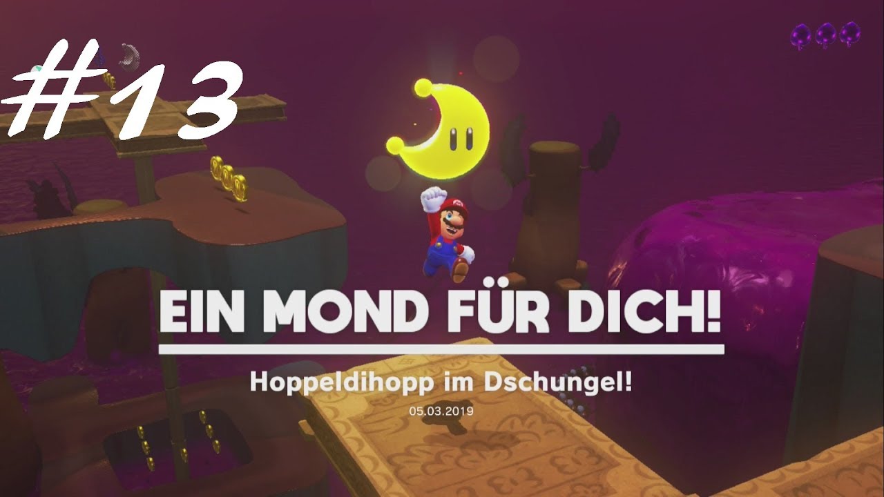 Verlorenes Land Mond 13 Hoppeldihopp im Dschungel! Super Mario Odyssey