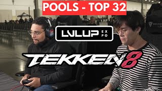 TEKKEN 8 POOLS - TOP 32 | LVLUP Expo 2024 (Leo, Jin, Hwoarang, Lars, King, Lee) Tourney