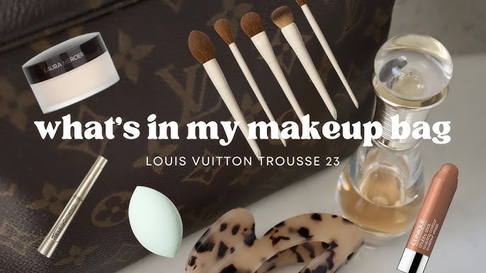 WHAT'S IN MY MAKEUP BAG  LOUIS VUITTON TROUSSE 28 🤍 