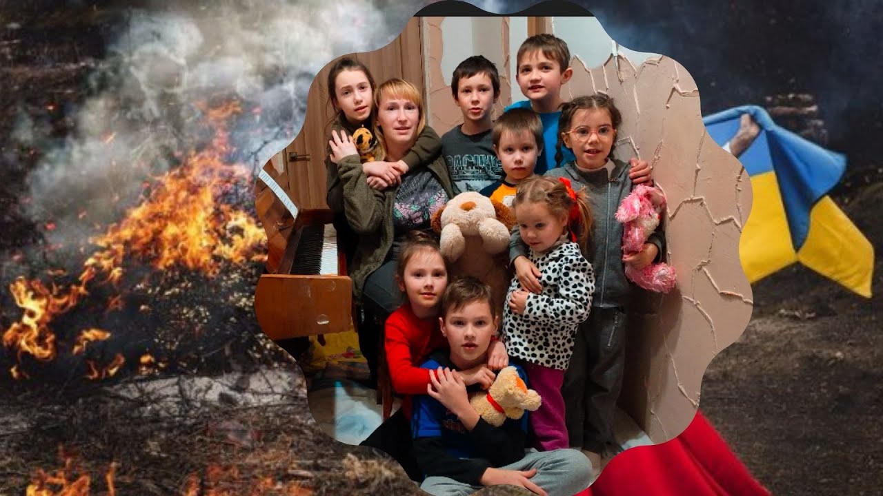 Там где идёт война - Детям негде играть! Поют Дети во время войны в ...