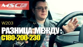 MSC Performance: Разница между C180, C200, C230 (Дополнение)